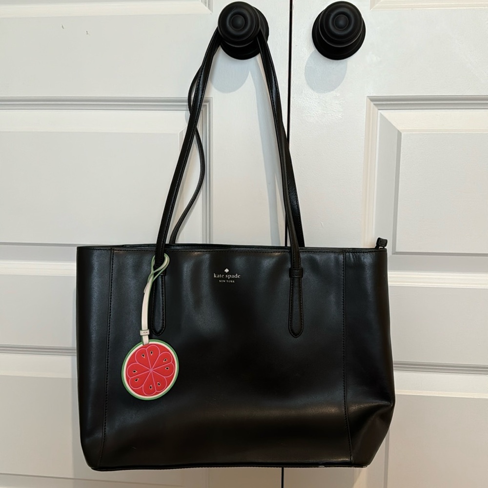 kate spade loli tote bag black with dust bag